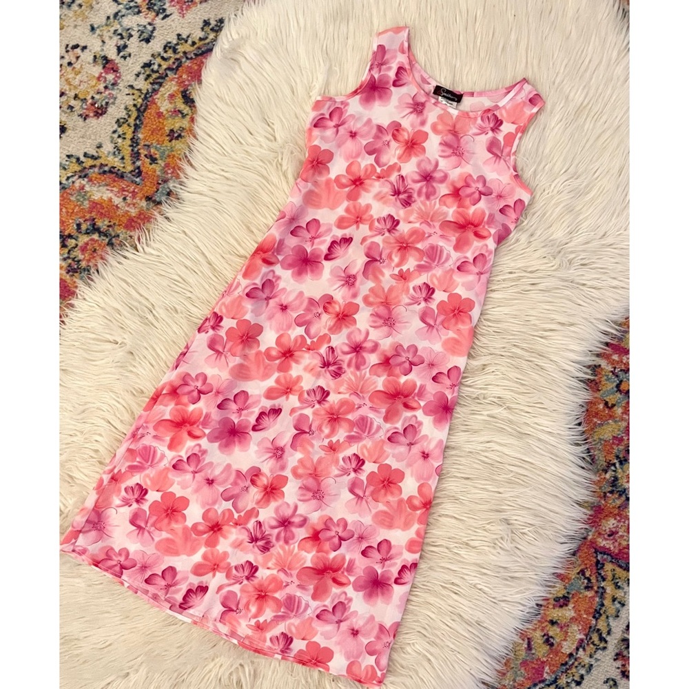Speechless Kids Pink Floral Mini Dress